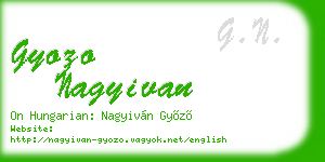 gyozo nagyivan business card